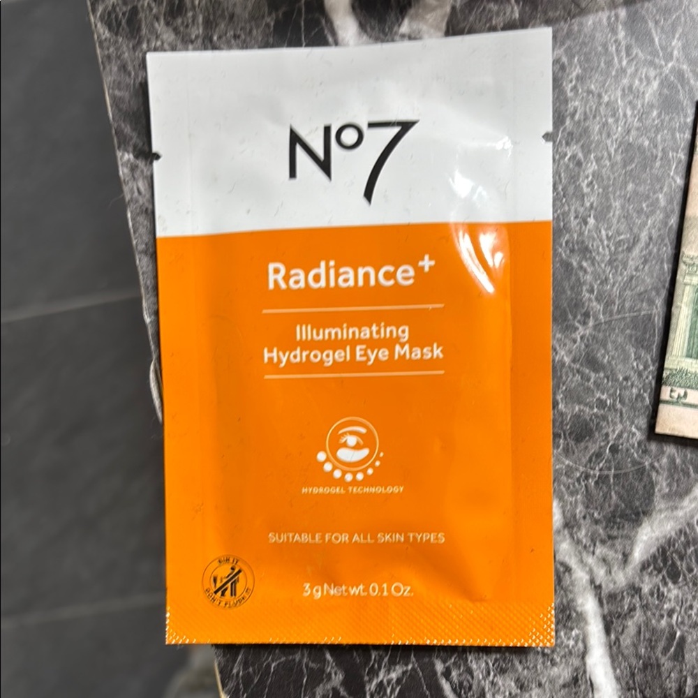 Orange and White Eye Cream Skincare